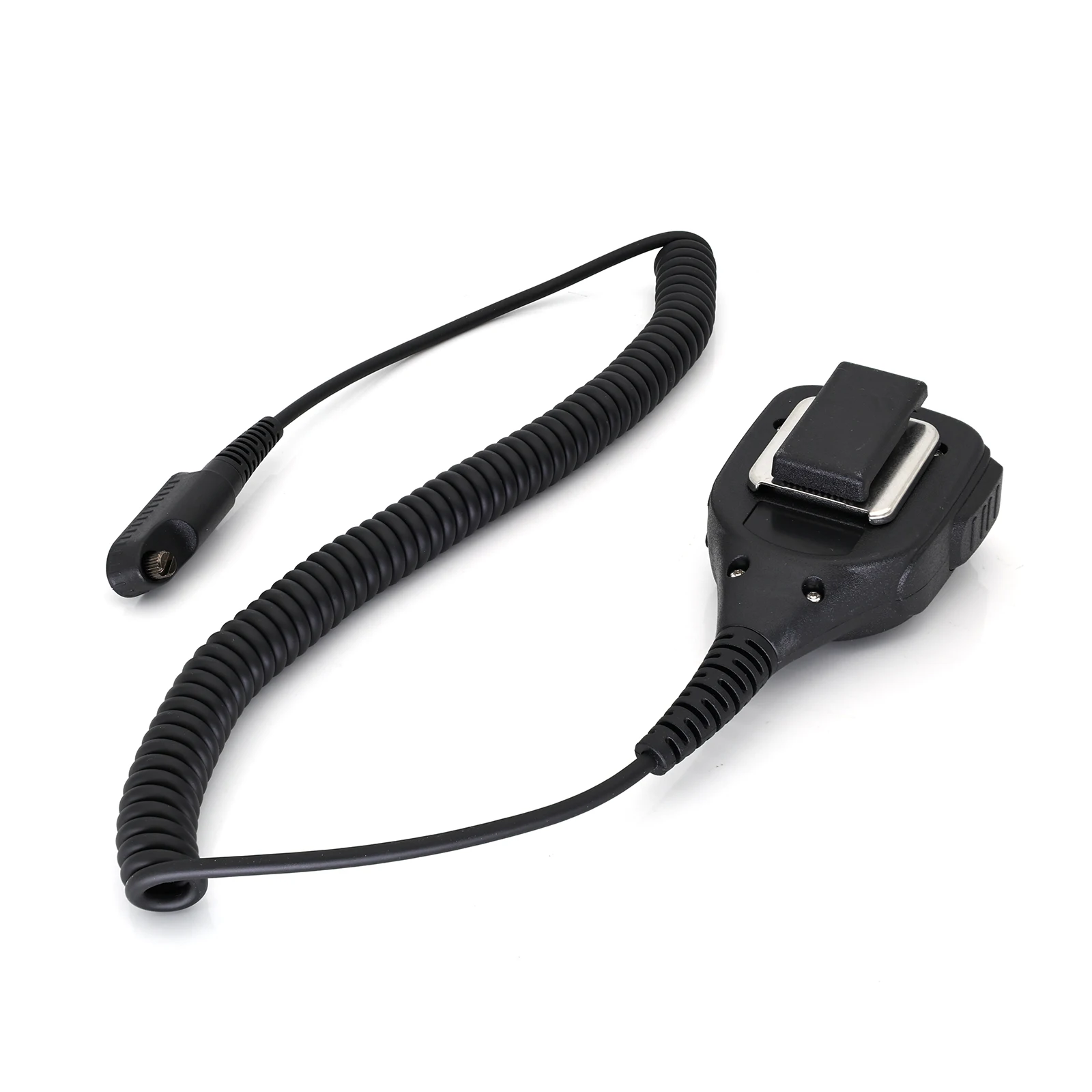Shoulder Speaker Mic for SHP6035 Radio Handheld PTT Microphone with Rotating Clip for Security Logistics Two Way Radio
