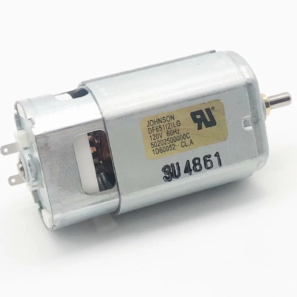 JOHNSON-Motor eléctrico de gran Torque DF651(2)LG, Micro Motor de 120 RPM-3600RPM, cepillo de carbono compensado, DC 12000 V, 60HZ, Original