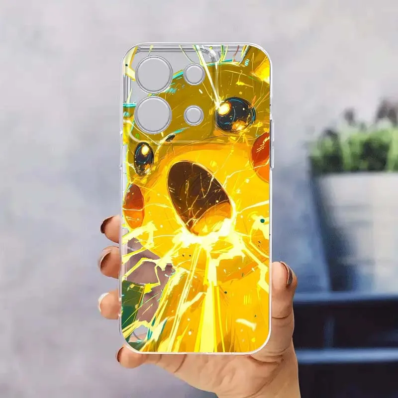 

P-Pokemons Popular Art Cartoon For Xiaomi Redmi 14C 13C 13 12C 11A 10A K70 K60 K50 K40 K30 K20 Translucent Phone Case