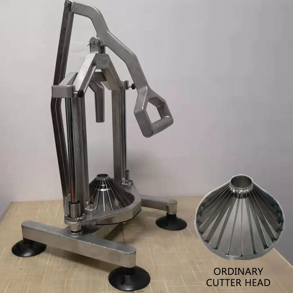 2025 Neue Zwiebelschneider, Blütenhersteller, Schneidemaschine für Zwiebelschneidemaschine, Maschine für Zwiebelblumen