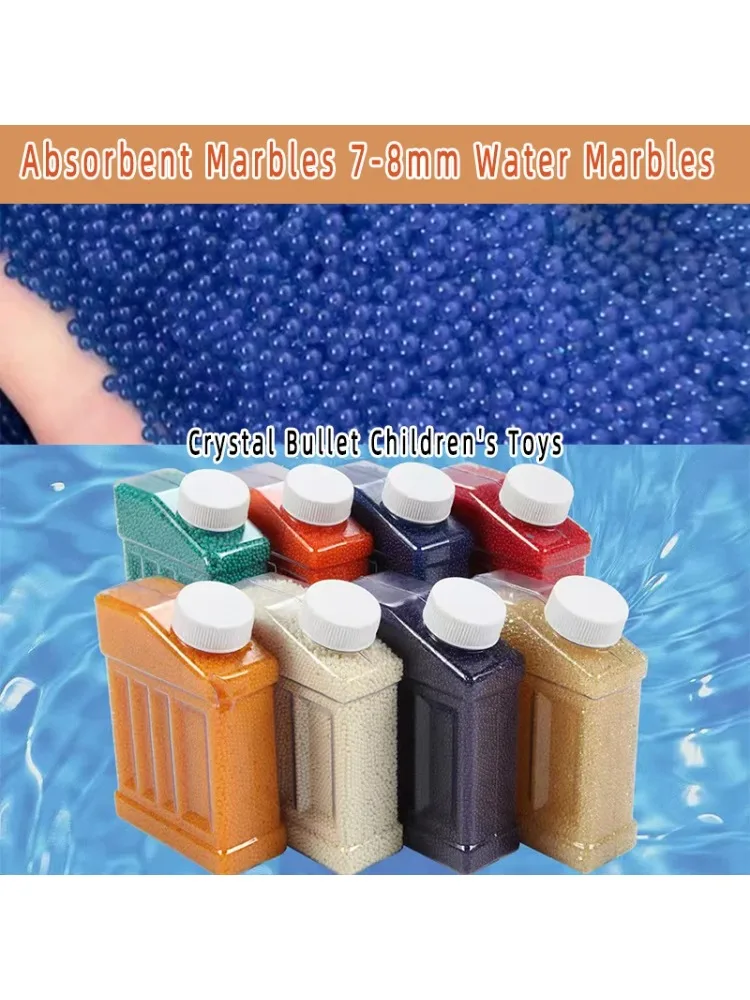HOTToy pistolet avec balles d'eau boule de Gel d'eau 7-8MM balles accessoires été tir en plein air jouant jeu de Sport nautique jouets