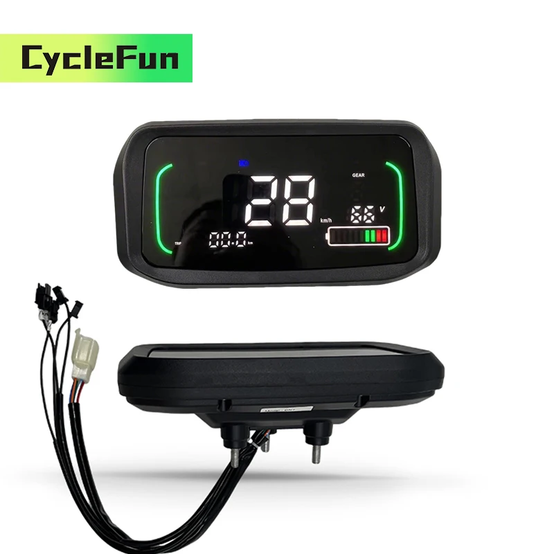

One-LIN Speed LCD Speedometer Display 48V-108V KMH/MPH For Electric Scooter Motorcycle Accessories FarDriver Votol Controller
