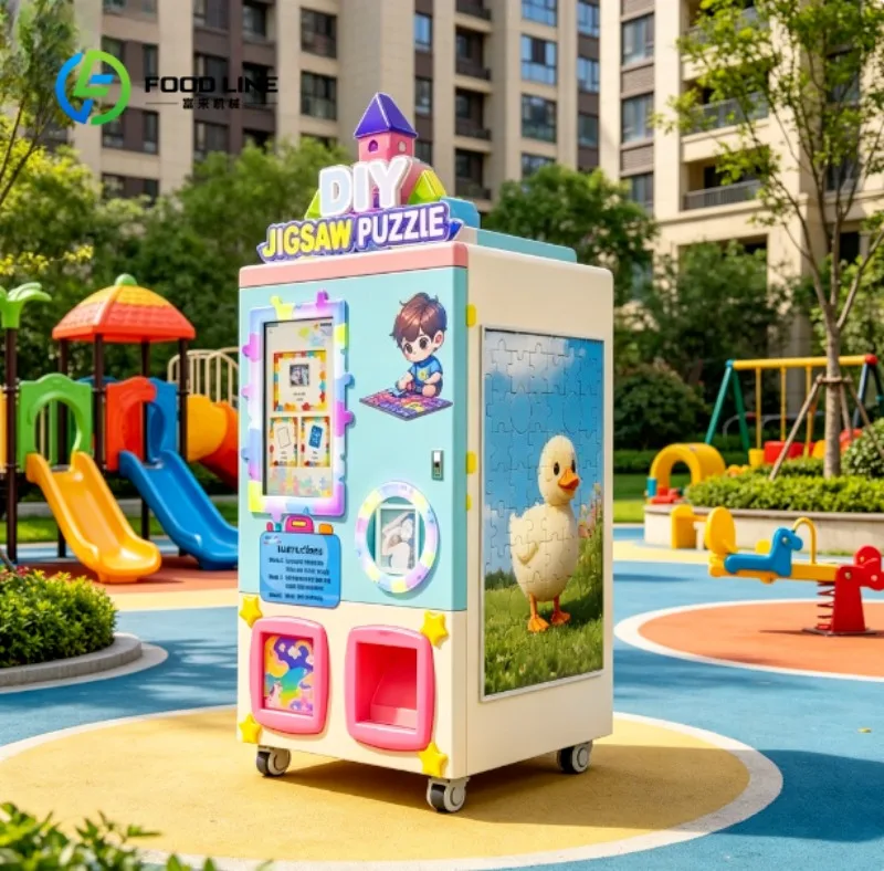Advanced DIY Puzzle Vending Machine Instant Jigsaw Puzzle Printing Multi Payment Support for Arcades, Malls, and Creative Stores