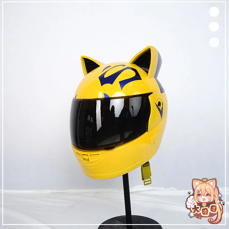 Anime DuRaRaRa!!! Couro Cat Ears Cosplay Capacete para Mulheres, Sexy Halloween Bodysuit, Masquerade Acessórios, Cosplay Adulto
