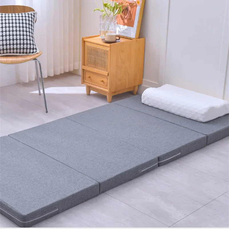 High Elastic Memory Foam Mattress Foldable Cotton Fabric Tatami Mat Soft and Portable Sleeping Pad for Office Naps