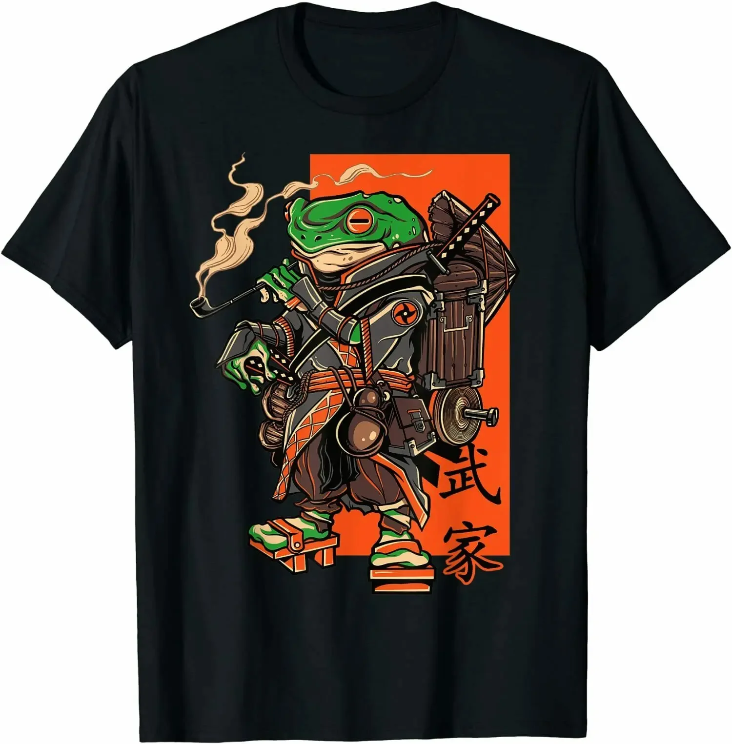Japanese Frog Premium Great Gift Idea Tee T-Shirt Men's 100% Cotton Casual T-shirts Loose Top Size S-3XL