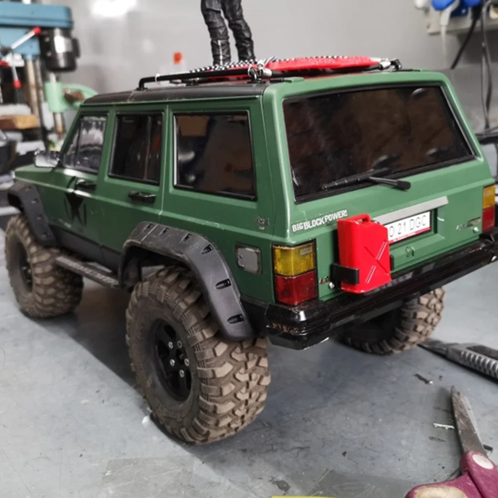 

ABWE-окрашенный жесткий пластик, колесная база 313 мм, корпус Cherokee для 1/10 RC гусеничного автомобиля, осевой SCX10 и SCX10 II 90046 90047