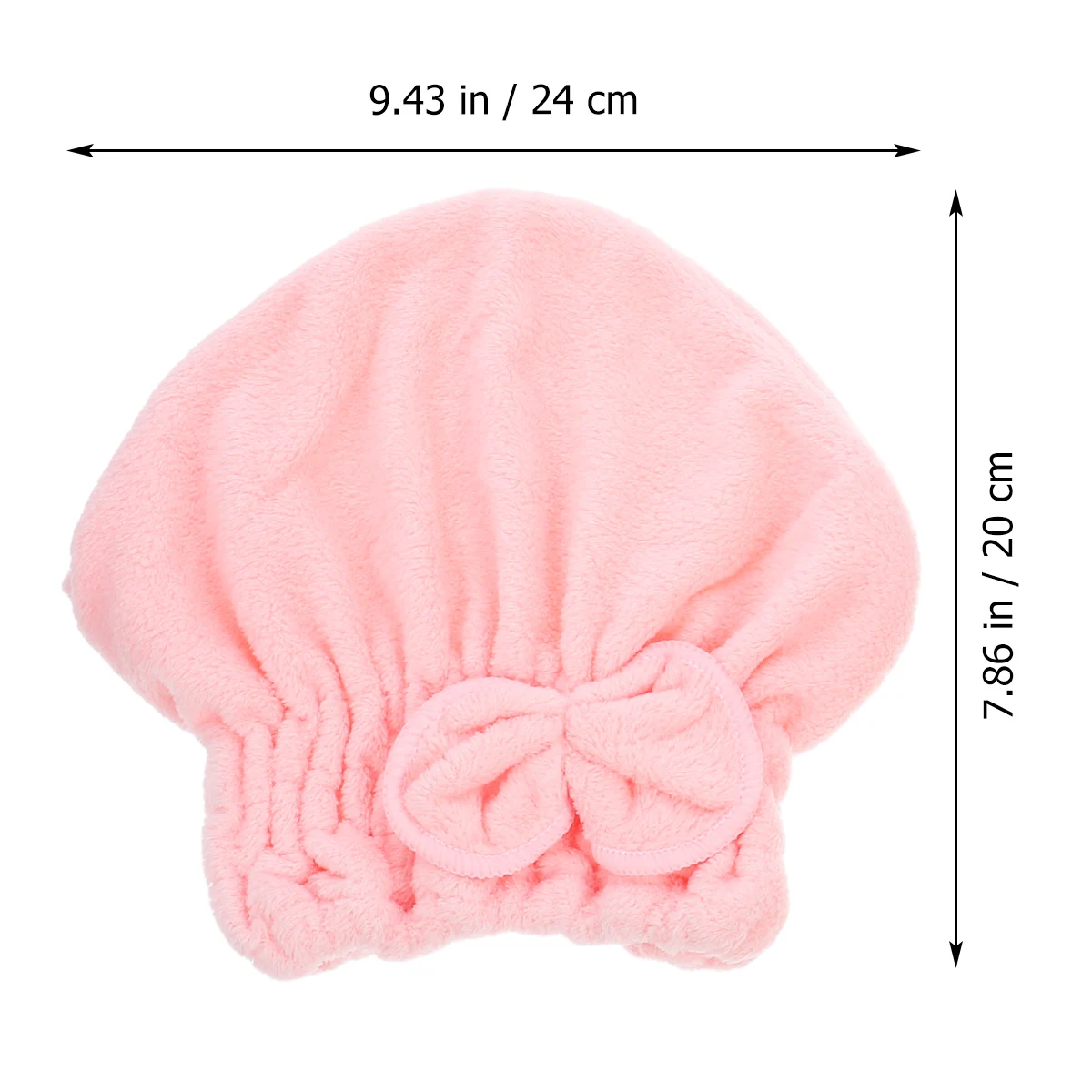 

2Pcs Absorbent Hair Towel Wraps Cartoon Design Fast Dry Hair Caps Coral Fleece Soft Bathing Shower Hats Comfortable