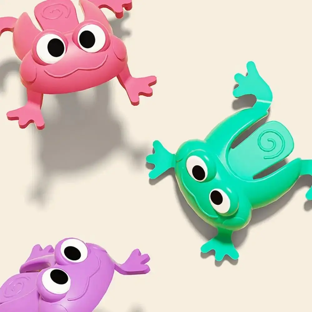 Colores surtidos divertido rana saltadora animales lindos juego de sapo que rebota para padres e hijos mejora las habilidades motoras con cubo de almacenamiento