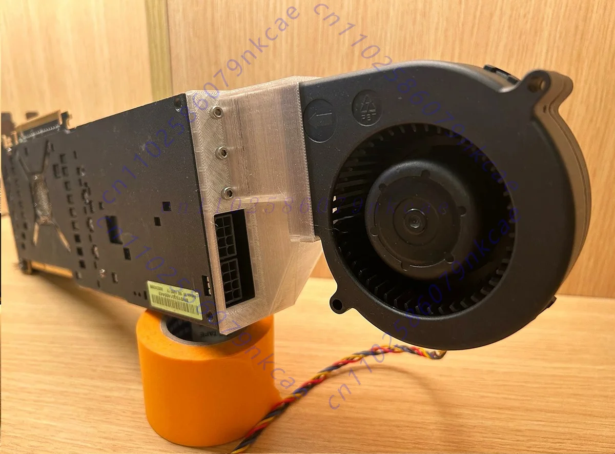 For AMD V620 MI25 MI50 MI100 Compute Card Turbo Cooling Fan
