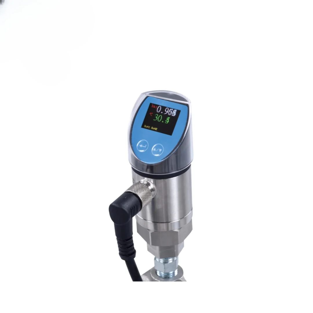 

High quality 0~30bar Pressure Sensor with LCD Display monitoring the real-time data of pressure and temperature