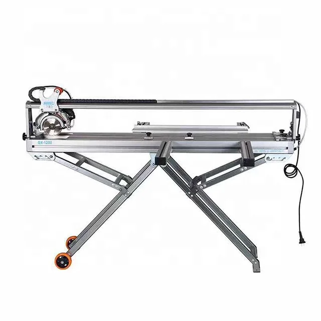 High efficiency movable electric tile cutter device Ceramic straight edge table tile cutting machine