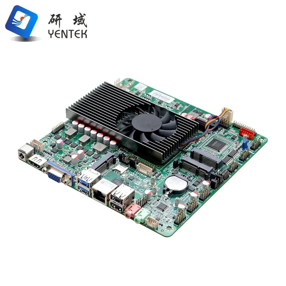 YENTEK ITX board intel core i5 3210M dual core DDR3 MSATA VGA SSD LVDS display port industrial computer motherboard