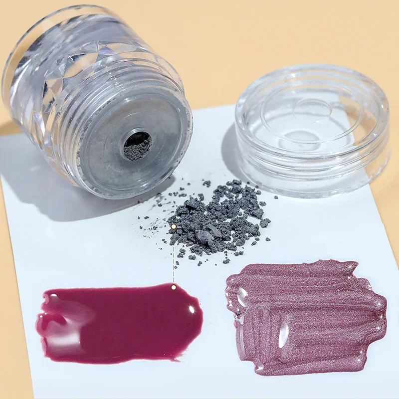 1 Bottle Magnetic Glitter For Nails Universal Porcelain White Cat Eye Powder Can Use With All UV LED Gel DIY Manicure Art Decora
