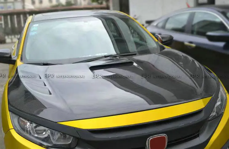 

Suitable For Honda 10th Generation Civic FC FK7 Carbon Fiber Modified Parts Mugen Unlimited Engine Headcover
