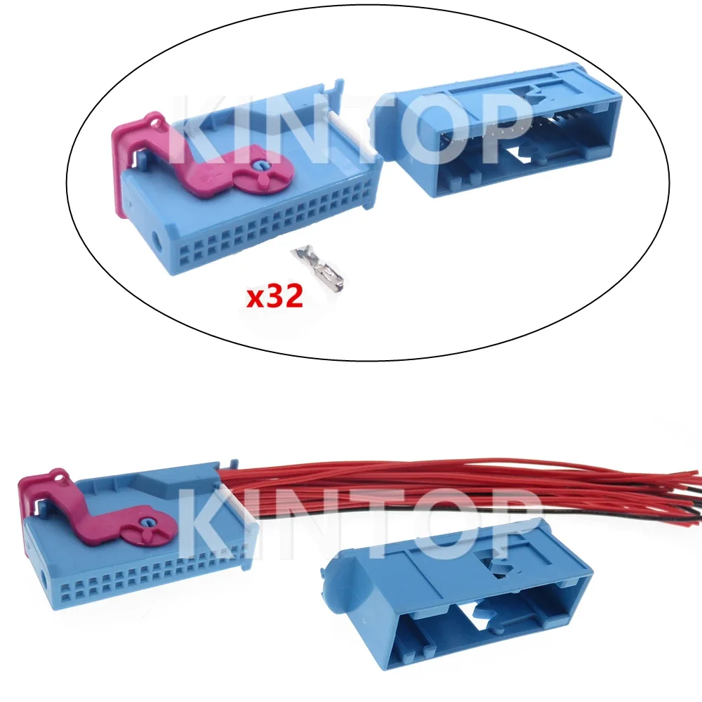 1 Set 32 Pins 1719057-2 1719058-2 AC Assembly Auto Unsealed Connector  964824-2 964826-2 Car Instrument Wiring Terminal Socket