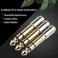Jack 3.5 To 6.35 Audio Adapter 6.5mm To 3.5mm Converters Male Female Connector Headphone Plug 6.3mm Consumer Electronics