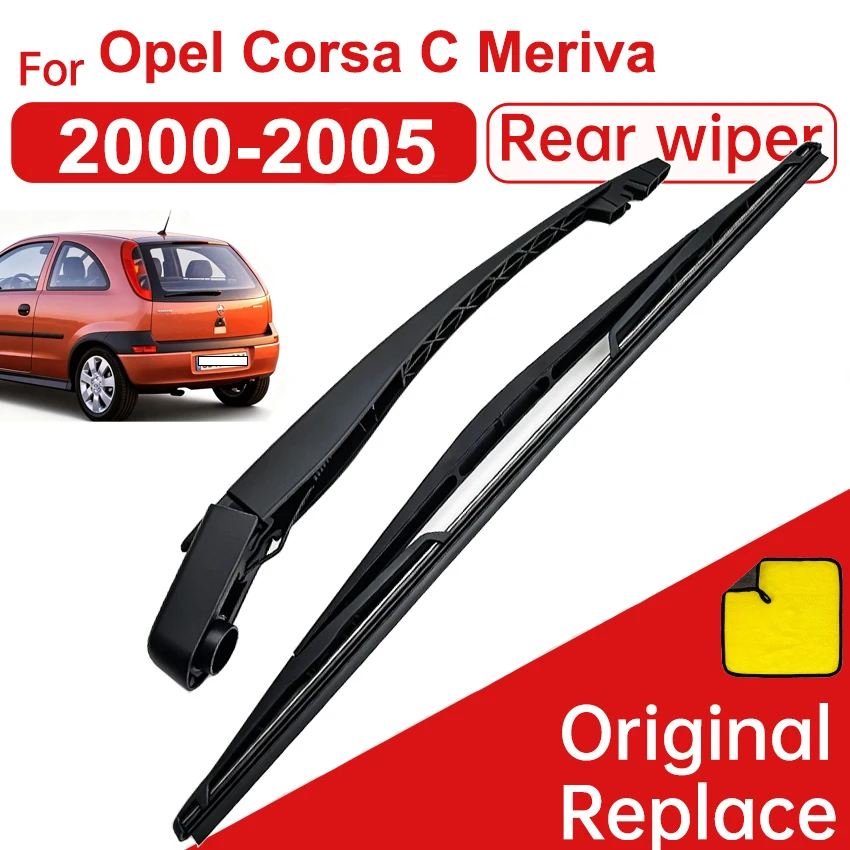 Rear Wiper Arm Blade Assembly For Opel Corsa C Meriva 2000 2001 2002 2005 Back Window Rain Brush Wiper