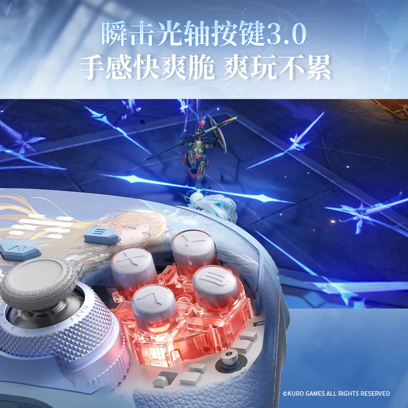 Original Wuthering Waves Cartethyia Intelligente Steuerung Spielen Game Controller Griff Set Schlüsselbund Geschenke Box Anime Spiel Spielzeug Kinder G