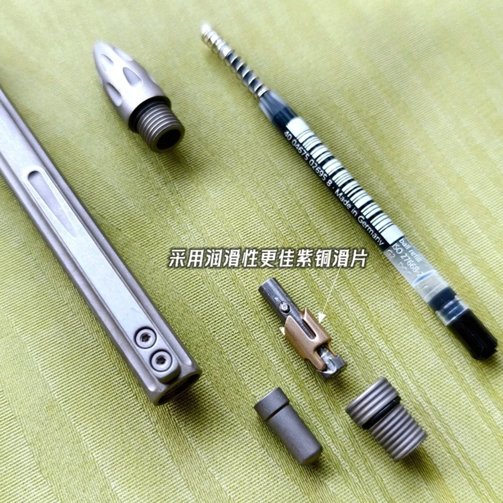 EDC Titanium Alloy Pen With Collection Writing Multi-functional Portable Outdoor EDC Tools