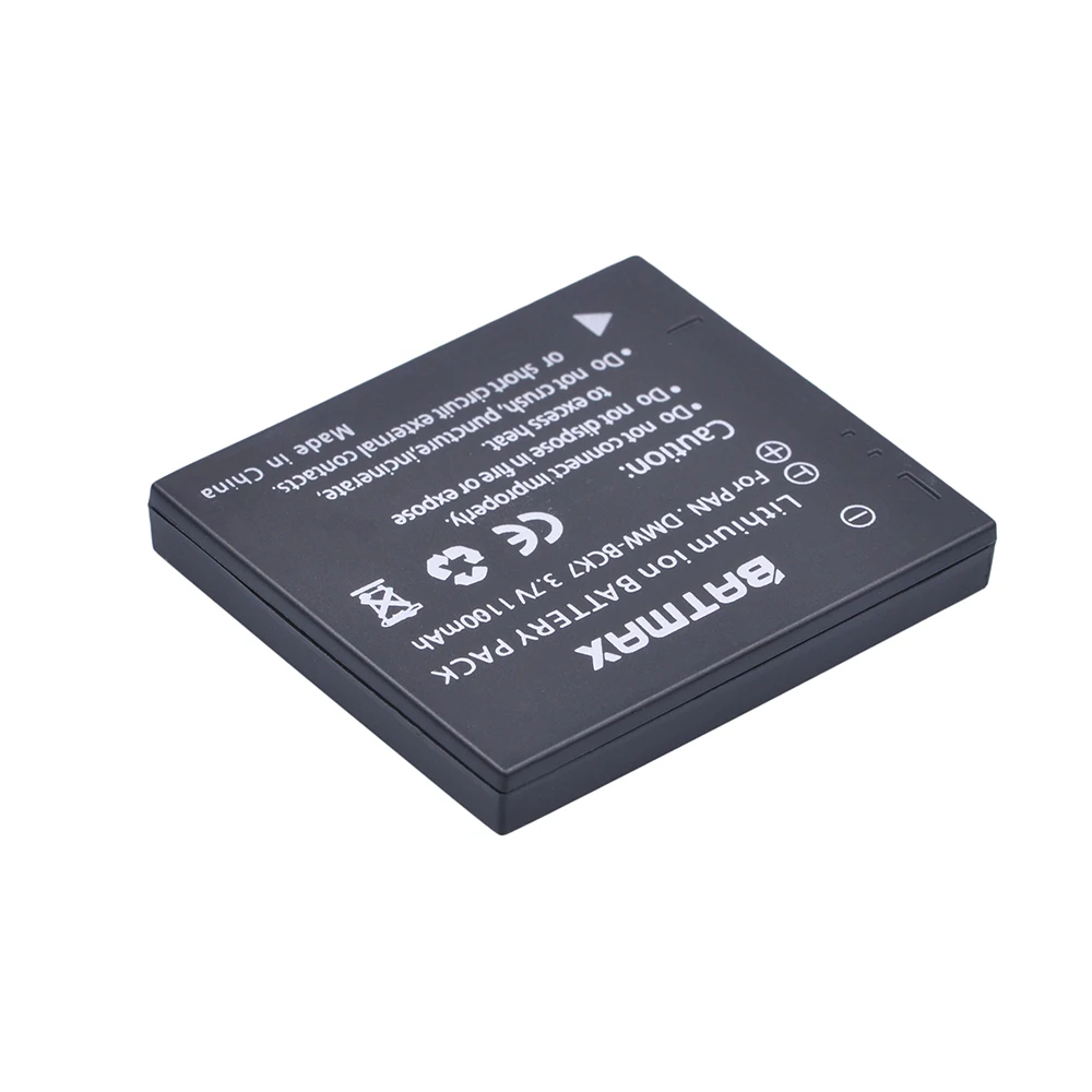 Batmax DMW-BCK7 NCA-YN101G BCK7 Rechargeable Battery for Panasonic Lumix DMC-FS28 DMCFH2 DMC FH4 FH5 FH6 FH25 FH27 FP5 FT30