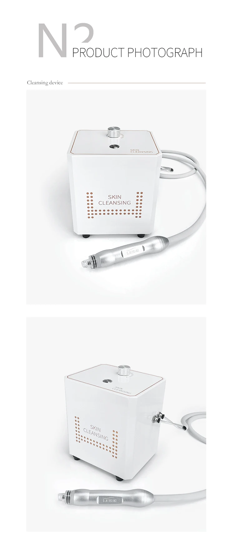 YTYINN2 جهاز تنظيف الفقاعات الصغيرة للرؤوس السوداء وحب الشباب، جهاز تجميل فقاعات الأكسجين، تنظيف الوجه وإدارة العناية #6