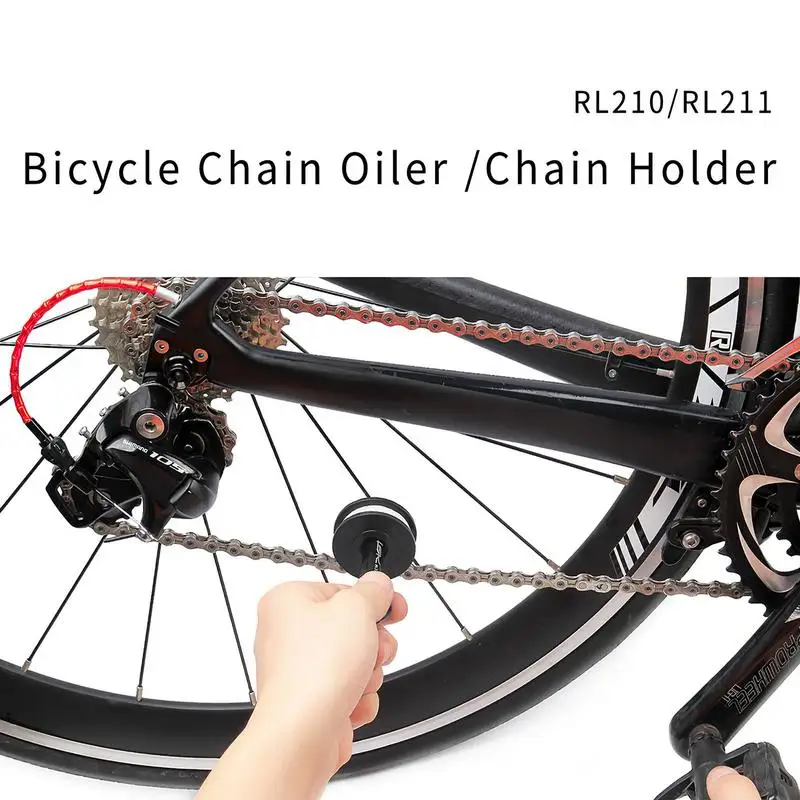 Road Bike Chain Holder Bicycle Cycling Oiler Dummy Sleeping Hub Mountain Road Bike Quick Release Cleaning Measuring Tool