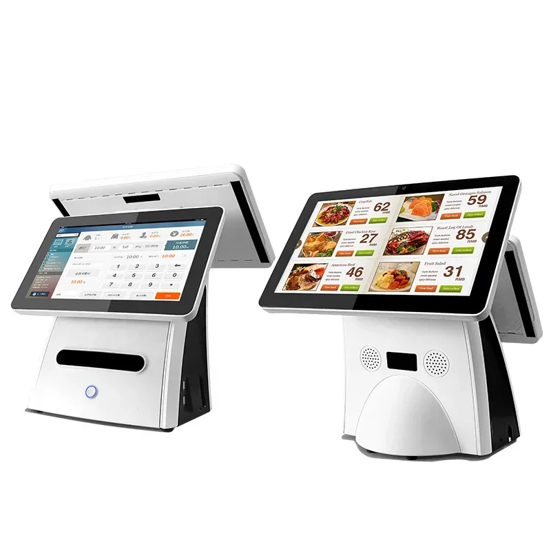 Business Capacitive Touch Screen POS Terminal Hardware Wifi Cash Register Machine Monitor Display System POS For Retail System