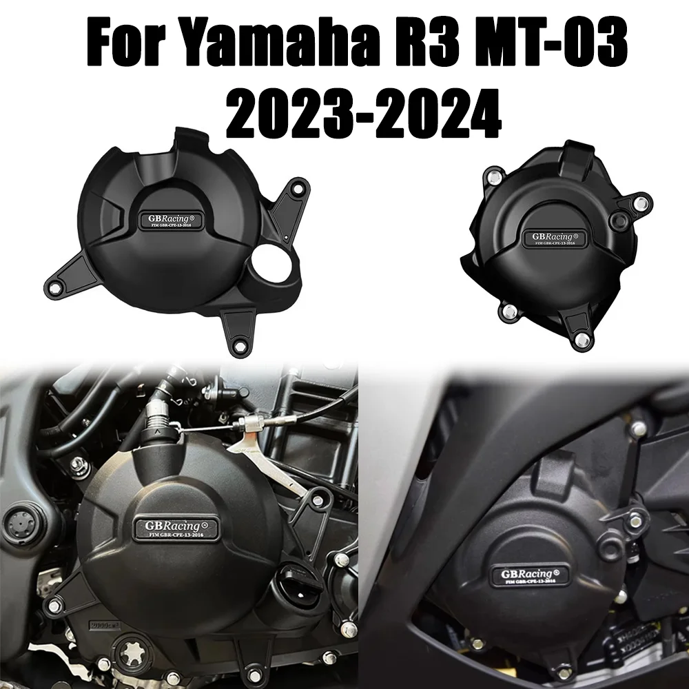 R3 Motorcycle Engine Clutch Protection Cover Accessories For Yamaha R3 2023-2024 MT-03 2023-2024