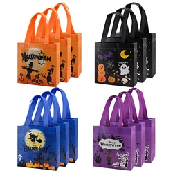 12 Pieces Halloween Non-Woven Bags,Halloween Treats Bags Party Favors,Halloween Candy Bags with Handles for Trick or Treating