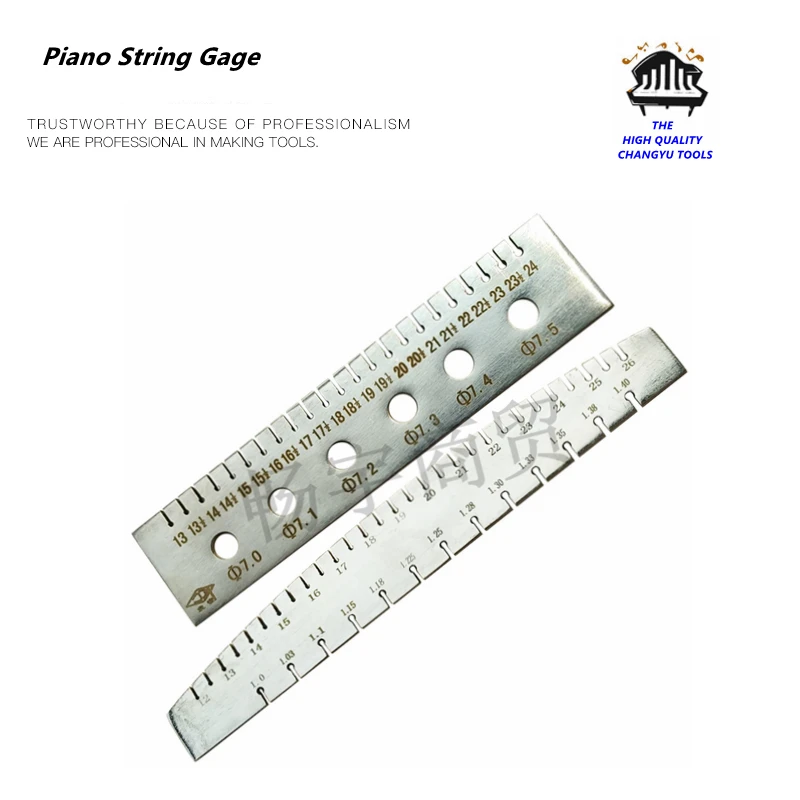 Piano String Gage Piano tuning tools accessories Tuning pin diameter measuring instrument ruler tool Piano parts