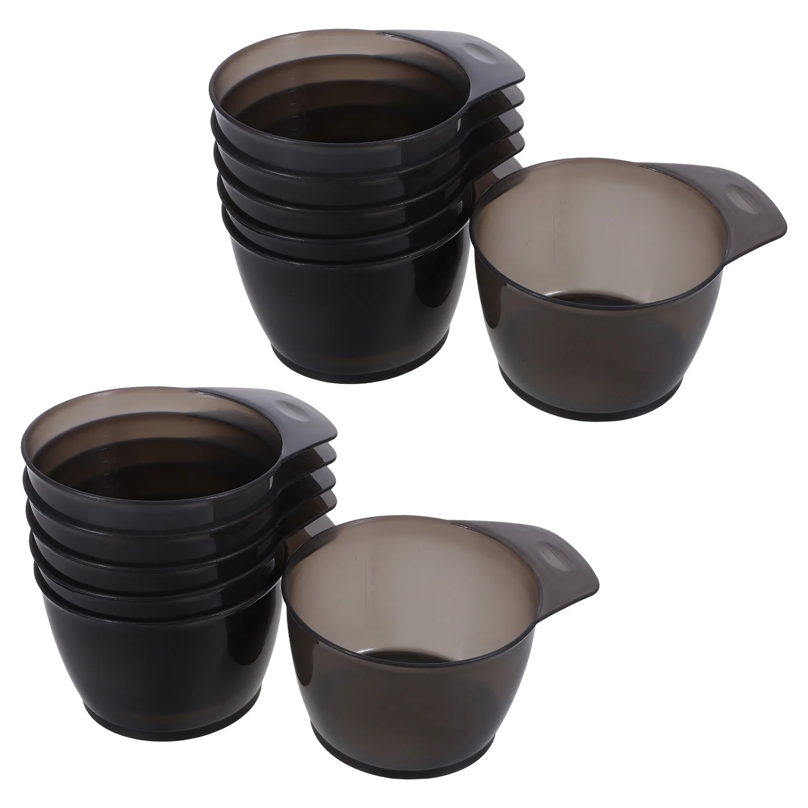 

12Pcs Hair Color Mixing Bowl Professional Salon Quality Heat Resistant Plastic Dyeing Tool for Hairstylist and DIY Tinting Use