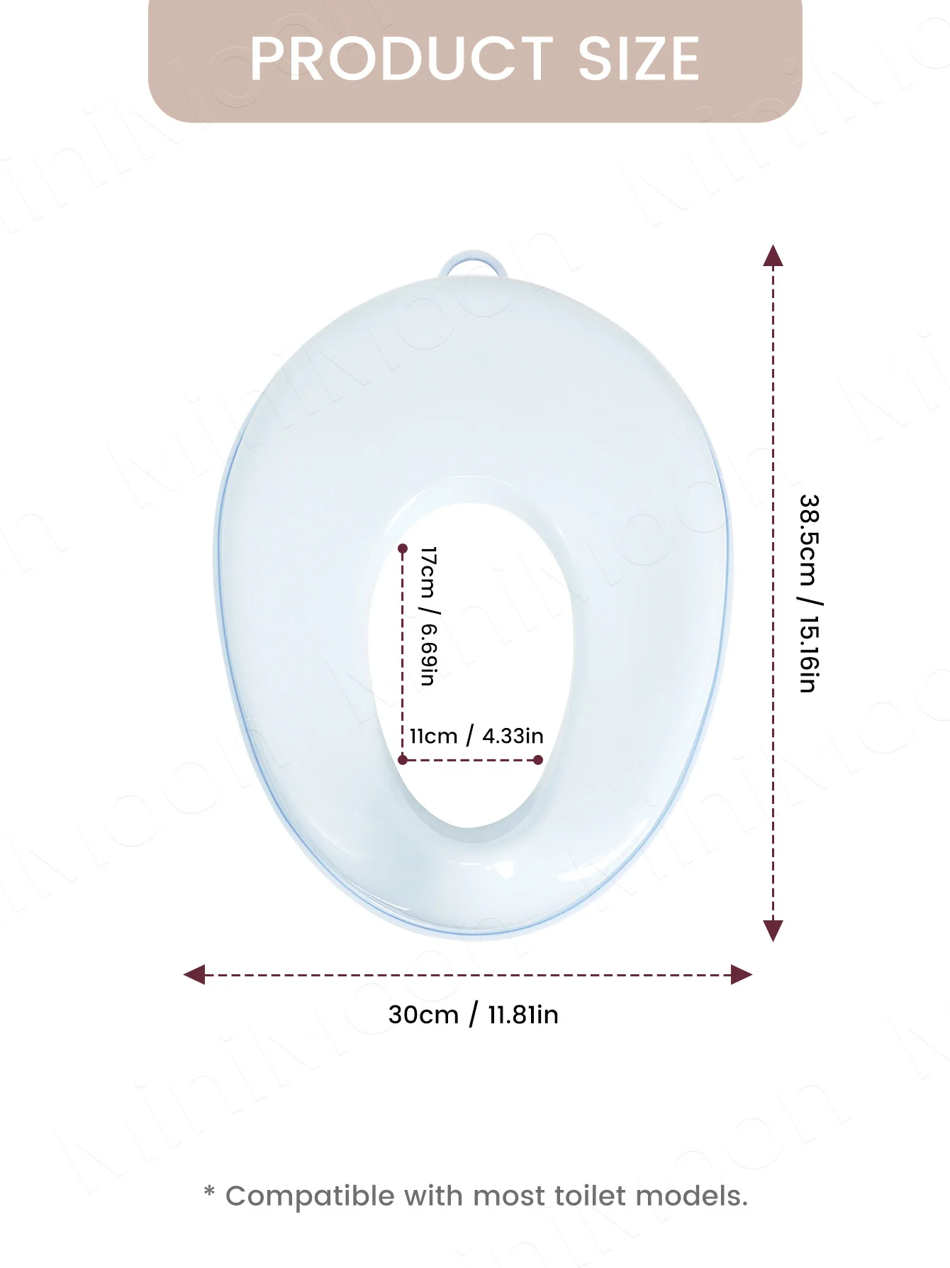 Portable Toddler Toilet Seat with Splash Guard, Universal Fit for Boys & Girls, Easy Clean Training view 2