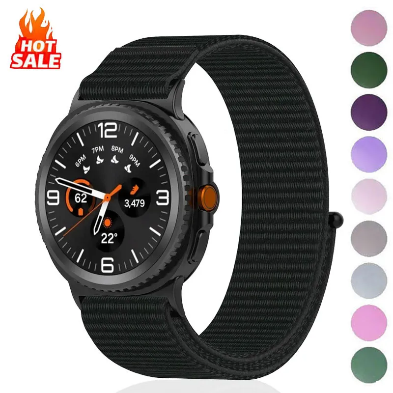 Neues Nylonarmband für Samsung Galaxy Watch 8 44 mm 40 mm, klassisches Ersatzarmband, Sportuhrenarmband Correa für Watch 8 Classic Band
