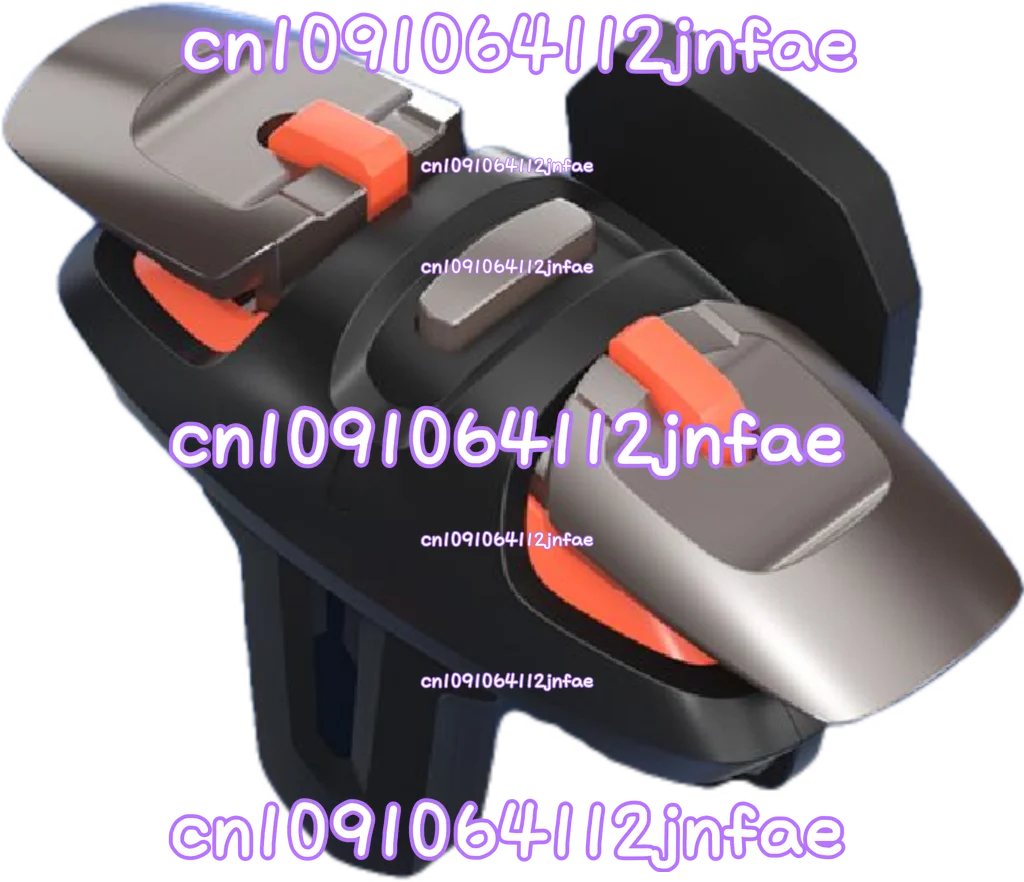 Metal Mechanical Shoulder Button Handle - 4/6 Fingers Curved Screen Continuous Pulse Back Clip