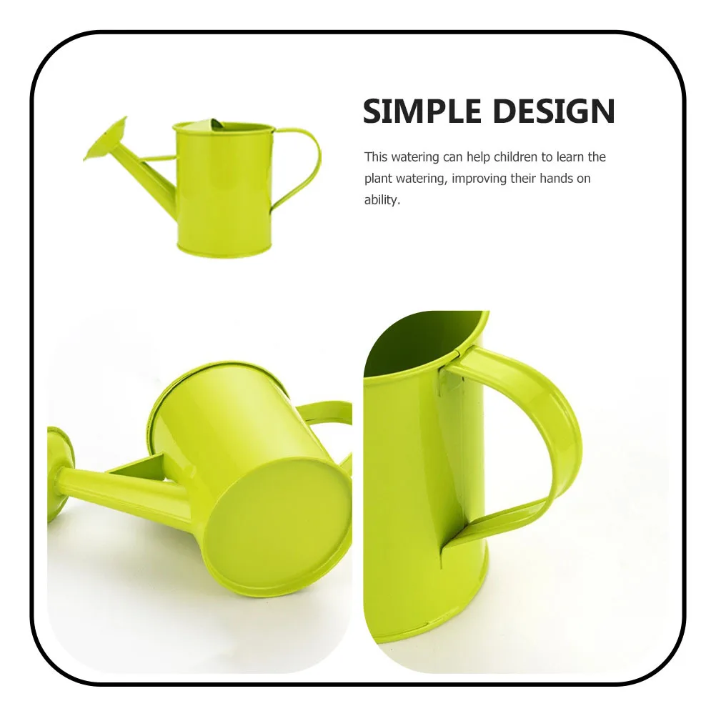 

Детская банка большой емкости, железный художественный горшок для растений для сада, детский садовый металлический чайник для полива, инструмент для полива цветов