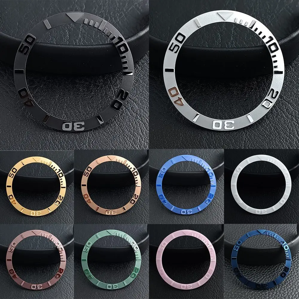 حلقة مائلة من السيراميك المعدلة 38 مم * 30.6 مم ملحقات إطار الساعة #1