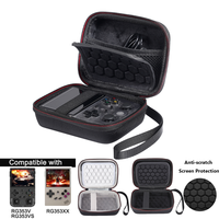 For ANBERNIC RG35XX/RG353V/RG353VS Retro Game Travel Storage Bag Hard Carrying Case EVA Protection Bag SD Card Data Cable Storag