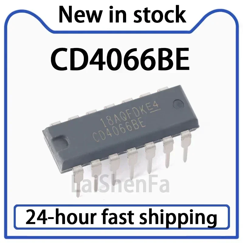 10PCS CD4066BE Direct Insertion PDIP-14 4-channel Analog Switch Chip Stock