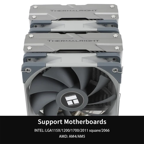 Imagen 2 del producto Thermalright PA120 AGHP 3,0 tubo de calor radiador refrigerado por aire 6 tubos de calor torres dobles ventiladores dobles con soporte de cubierta superior LGA1700