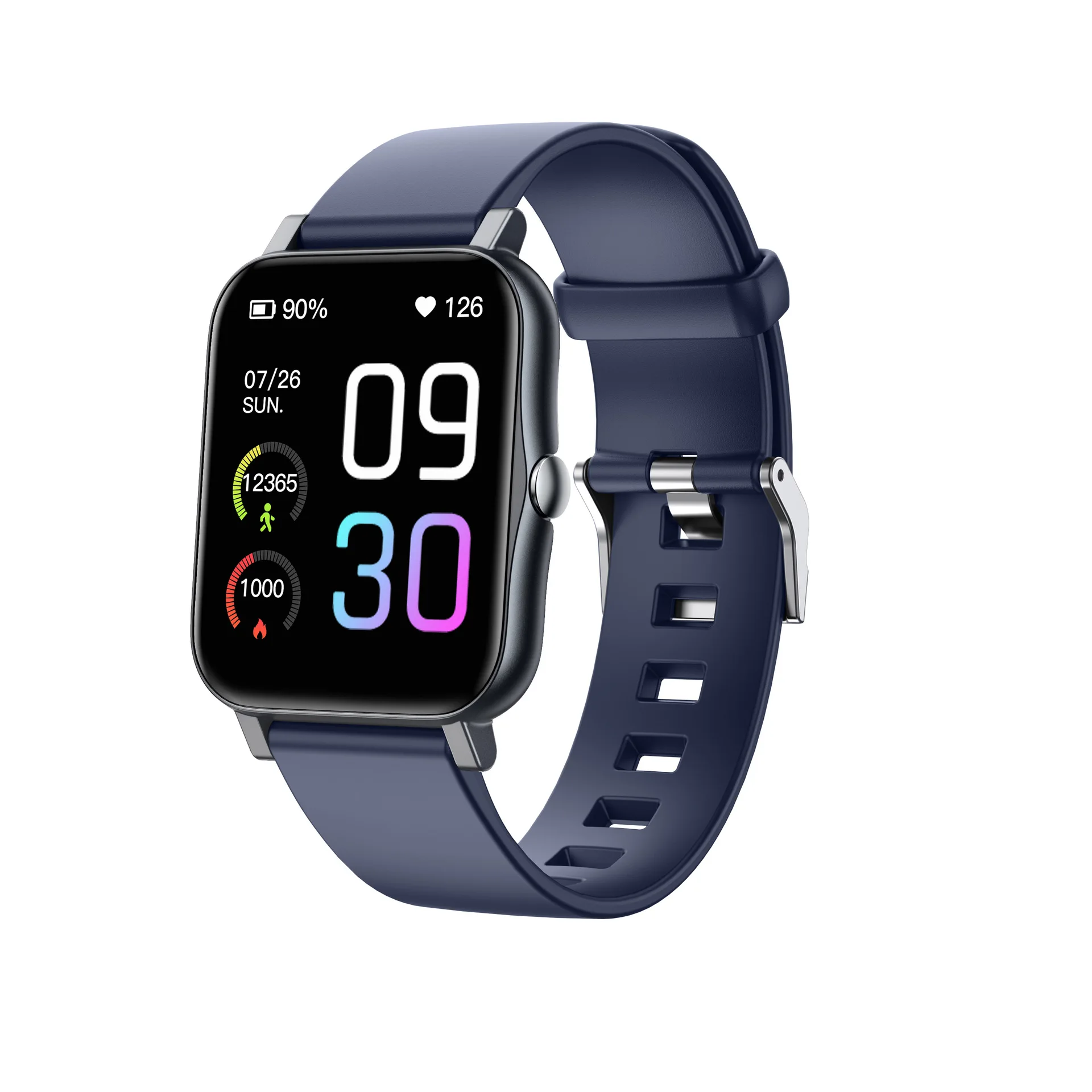 smart watch full screen sport function health body temperature measurement heart rate blood oxygen message push battery IP68