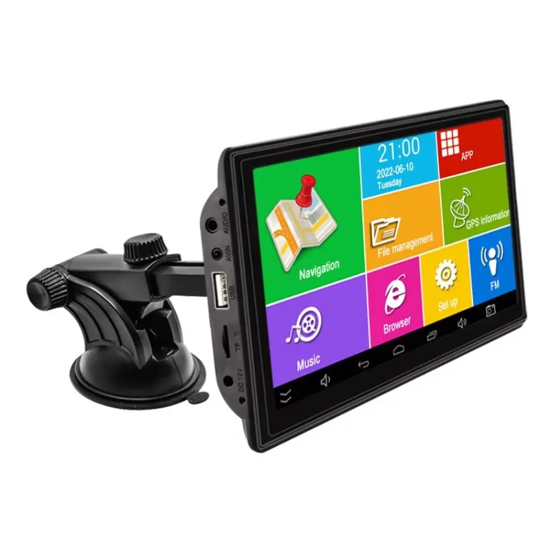 Mounted 7-inch Intelligent Screen Global Navigation Video Playback Wireless Carplay Android Auto Car Universal