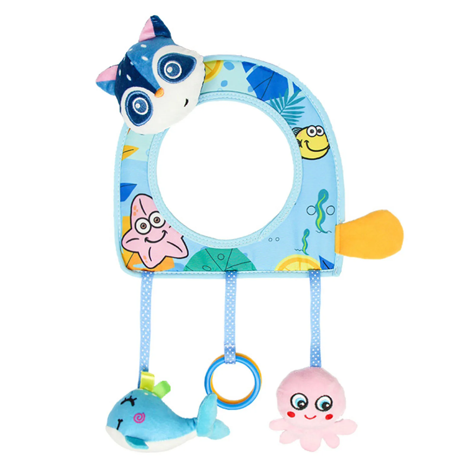 Cute Baby Car Mirror Rear View Baby Car Back Seat Mirror Rear-facing With Wide Clear View Shatterproof Rearview Mirror For Cars