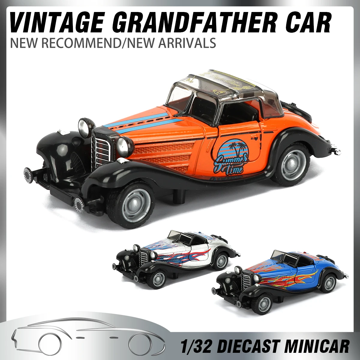 1:32 Vehicle Model Super Classic Pull Back Toy Car Educational Collection Door Open Car Model Gift Gift Car for Audi