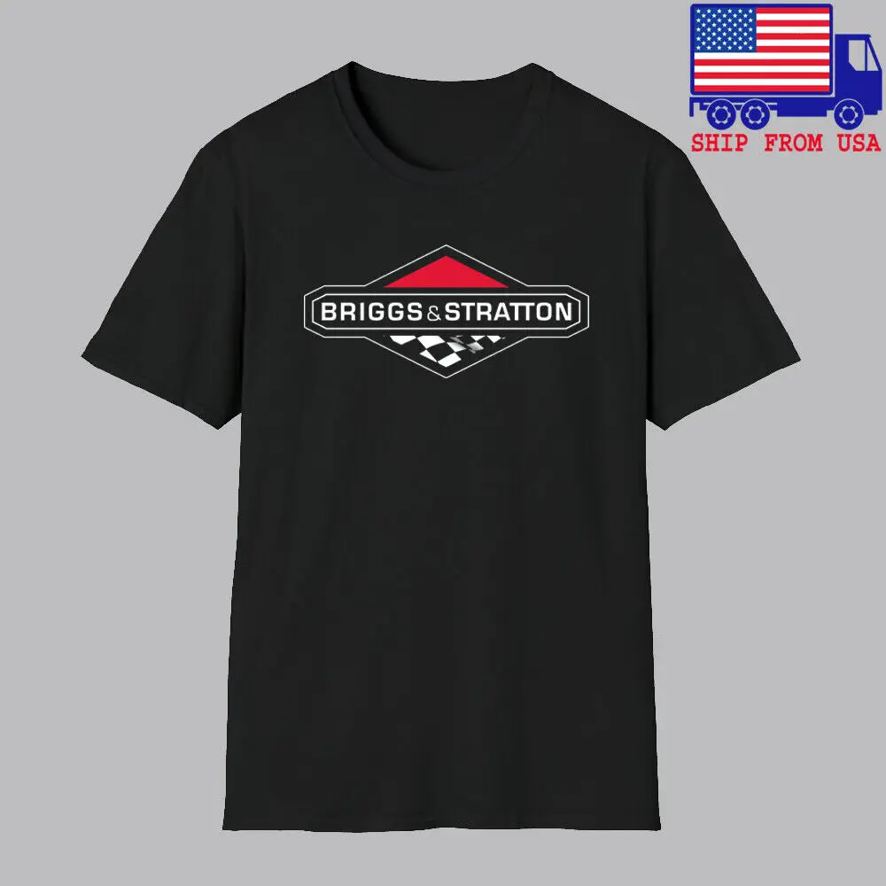 Briggs & Stratton Men's Black T-shirt Size S-5XL