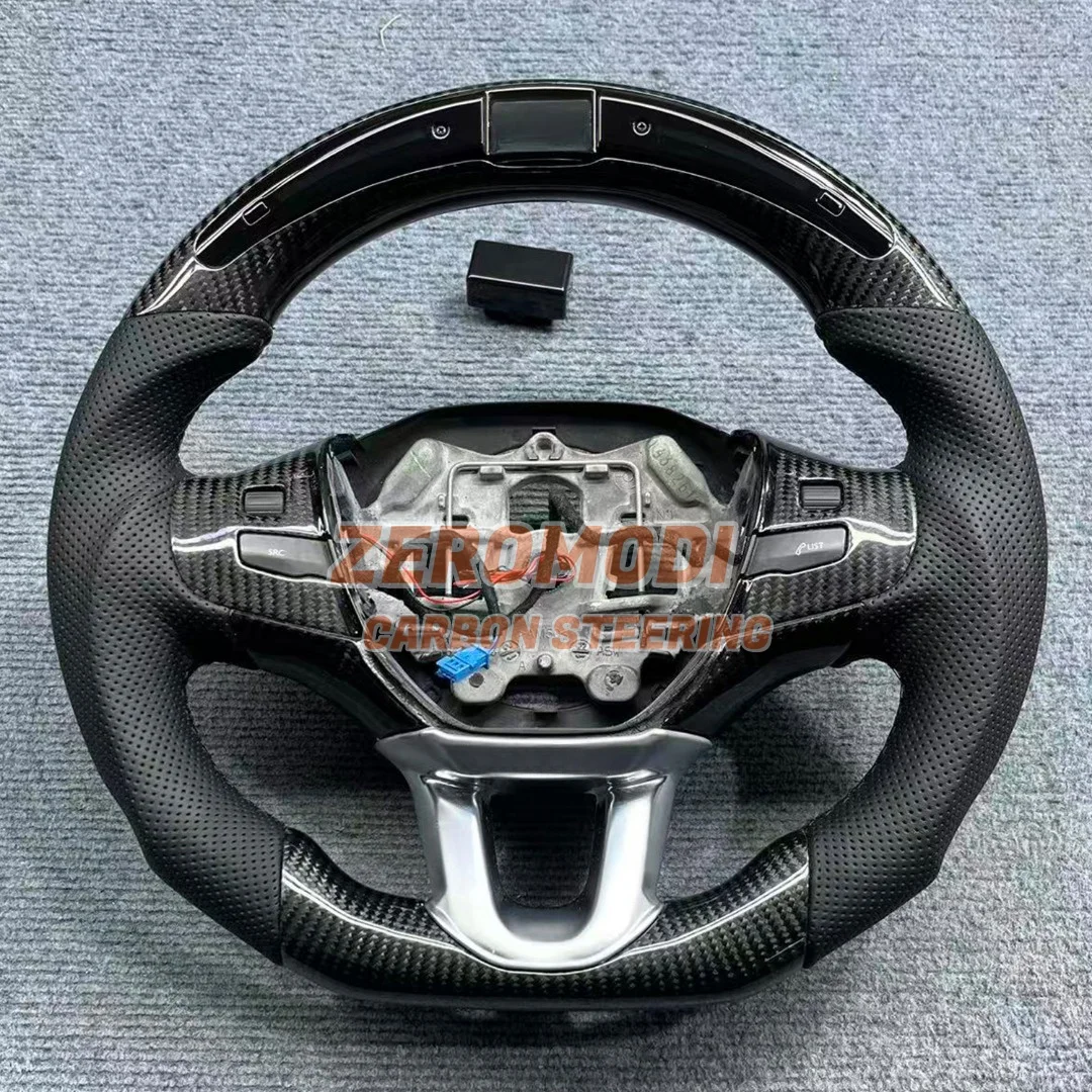 

LED Display Carbon Fiber Steering Wheel Fit For Peugeot 308 Custom Modified Racing Steering Wheel