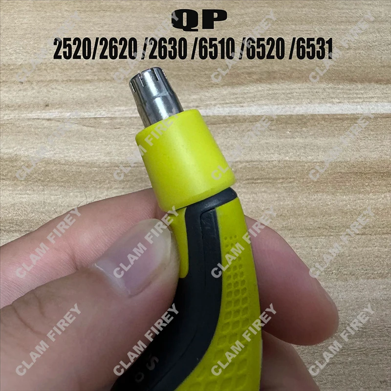 ماكينة تشذيب شعر الأنف الجديدة 360 °   رأس بديل لقادين الأنف والحواجب من أجل فيليبس ون بليد QP2520 QP2630 QP65 QP210 230