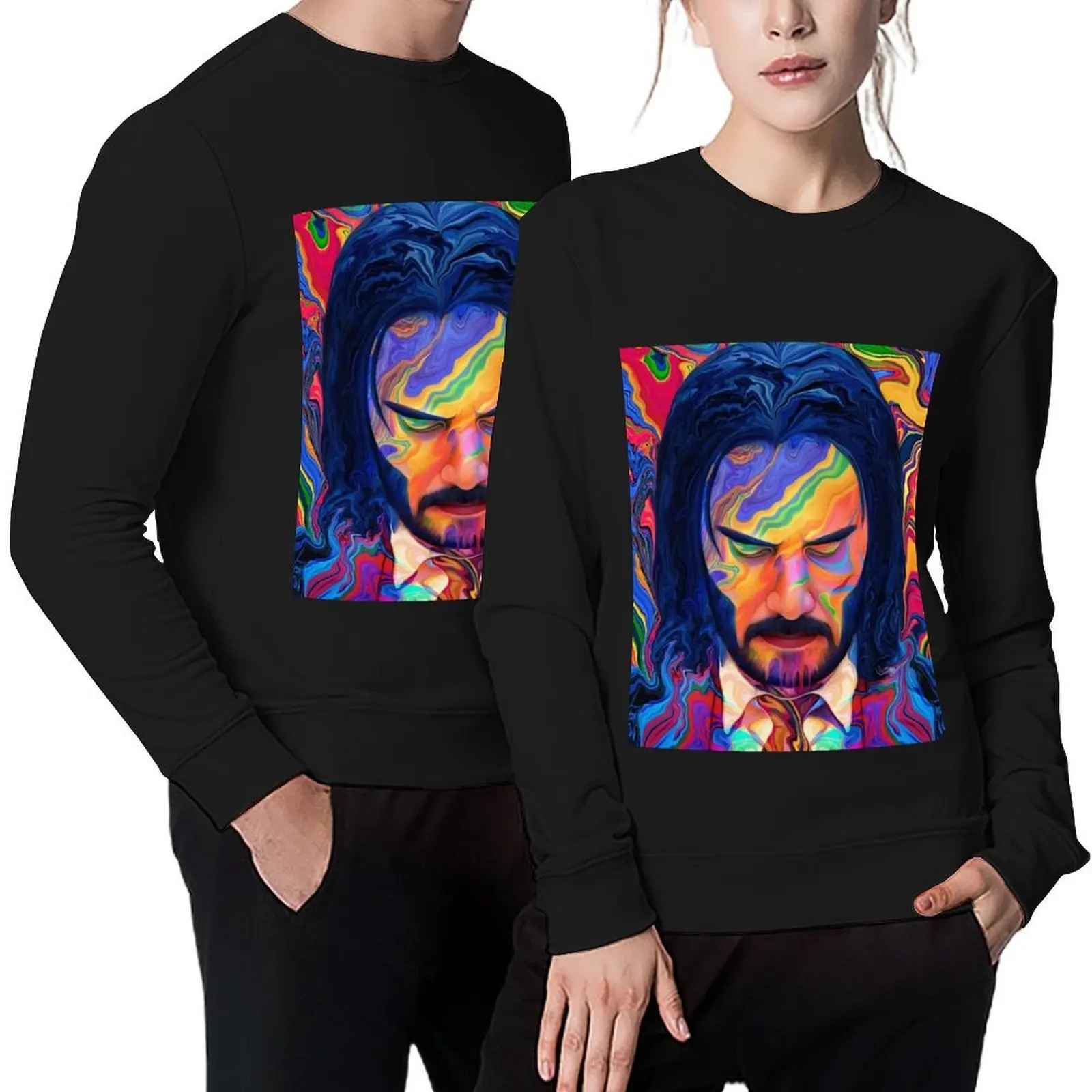 

john wick Pullover men's clothes japanese style autumn clothes anime clothes sweatshirt