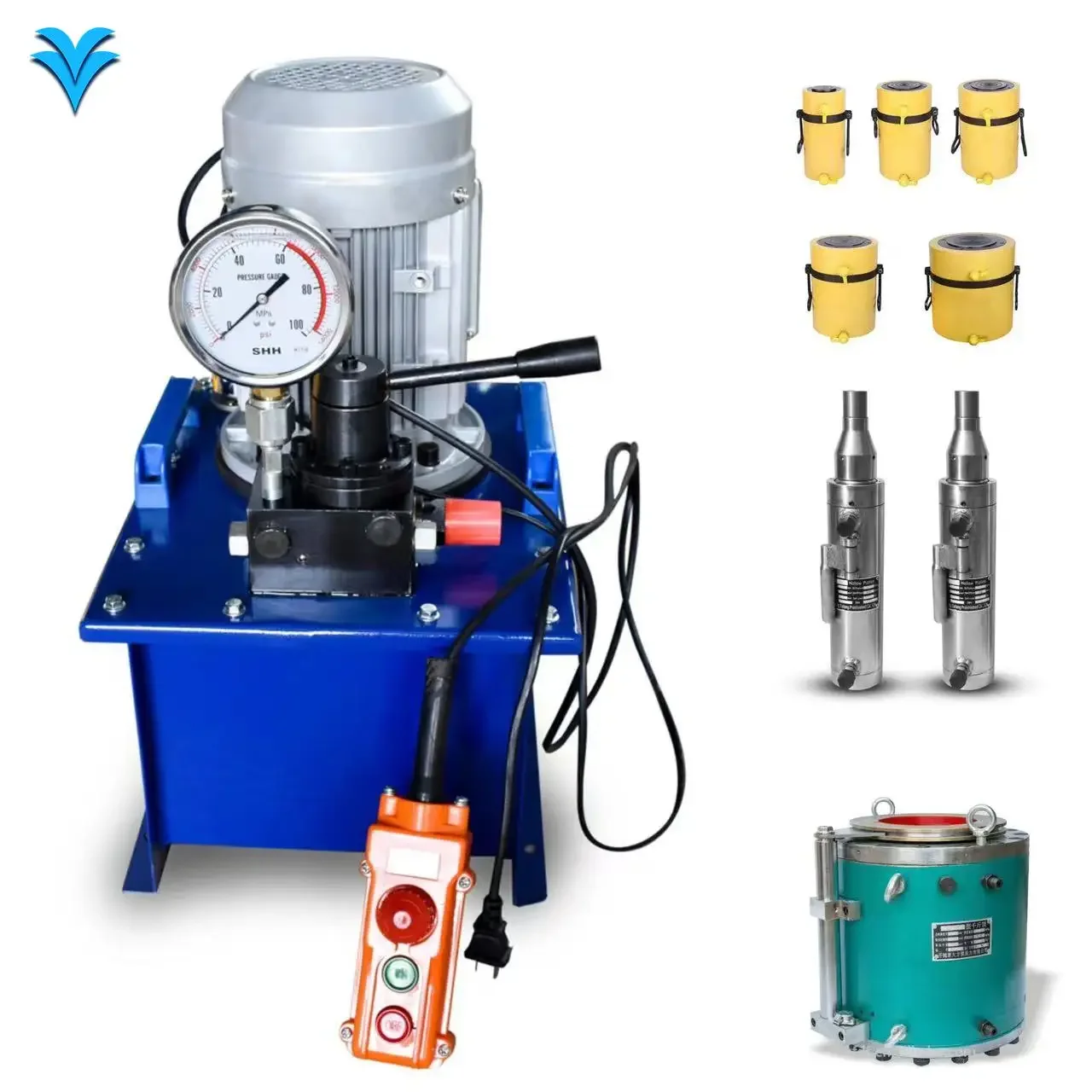 

DBDF-1B 2.2KW High Efficiency Power Pack 700 Bar Hydraulic Pump Double Acting Small Hydraulic Power Unit