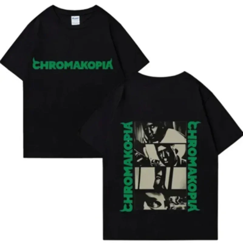 

Tyler The Creator Chromakopia Tour T Shirt Men Casual Cotton Hip Hop Music Fans T-shirt High Quality Short Sleeve Stretwear Tees